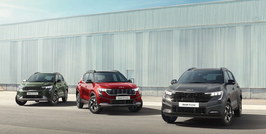 Kia Sonet 2024, Kia Sonet, новый Kia Sonet, кроссовер Kia