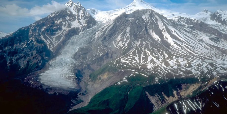 гора, гора маун-спурр, вулкан маунт-спурр