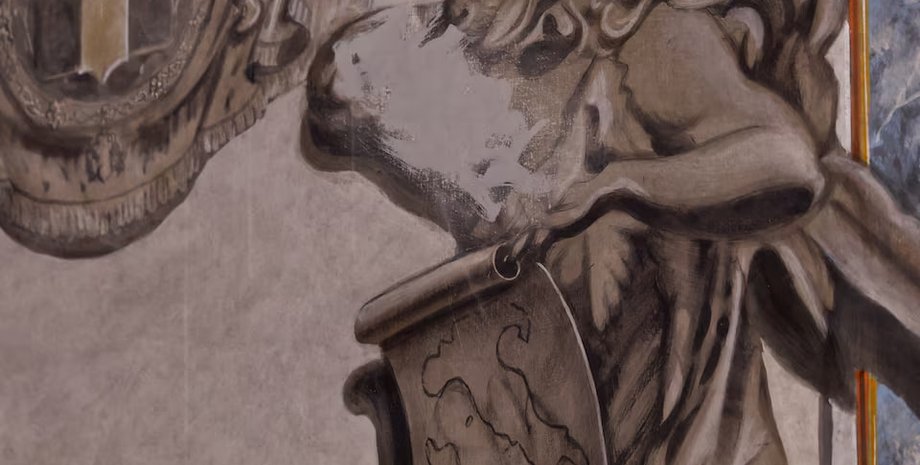 Обличчя схоже на прем'єр-міністра Італії Джорджії Мелоні стерли з фрески з ангелом