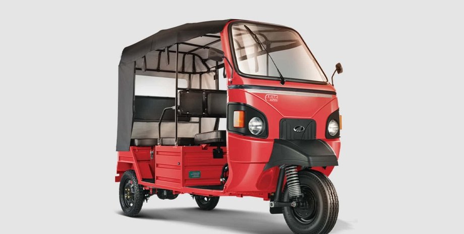 Mahindra e-Alfa Super, Mahindra e-Alfa, электрический моторикша, электрический тук-тук