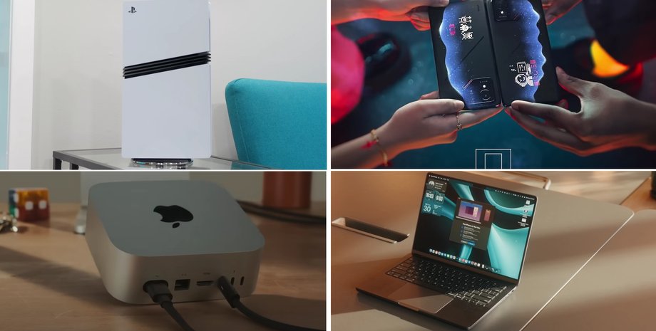 PlayStation 5 Pro, Asus ROG Phone 9, Mac Mini, MacBook Pro с M4