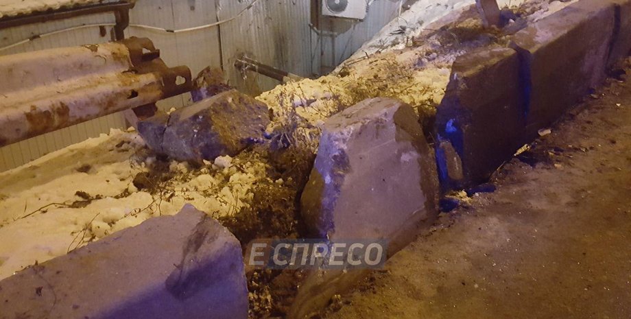 На месте ДТП