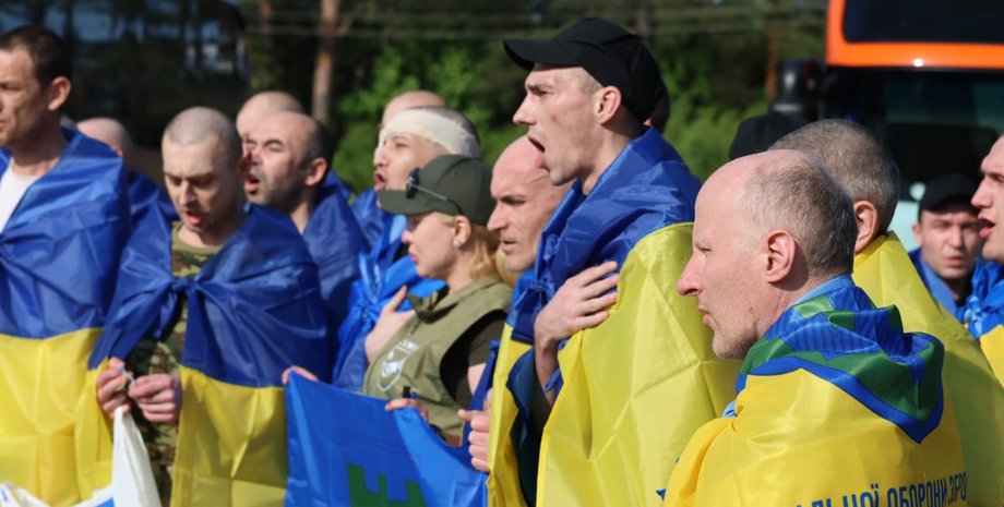 Обмін військовополоненими, полонені, полонені вдома