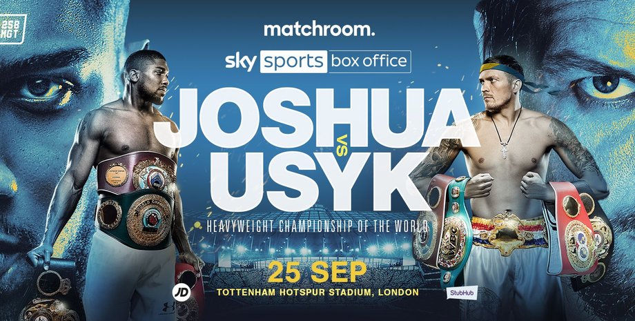 Афиша боя Джошуа - Усик