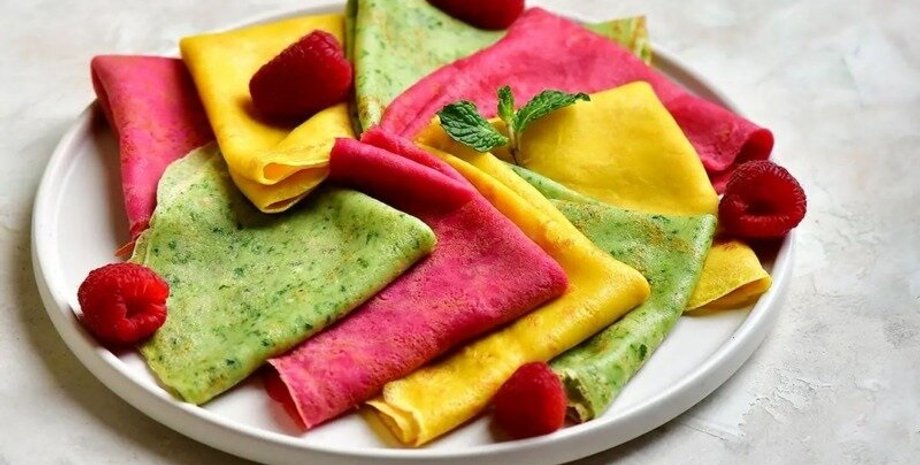 Разноцветные блины