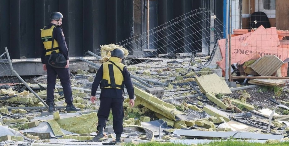 Последствия атаки дронов на Москву Москва, дрон, БПЛА, война, фото