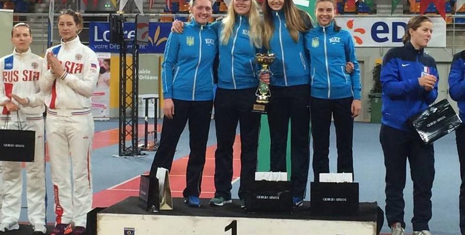 Украинские саблистки / Фото: Национальная федерация фехтования Украины