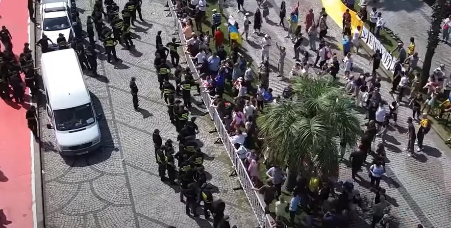 протесты, Батуми, митинг, акция, Грузия