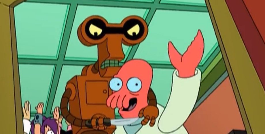 Кадр из мультсериала "Футурама"