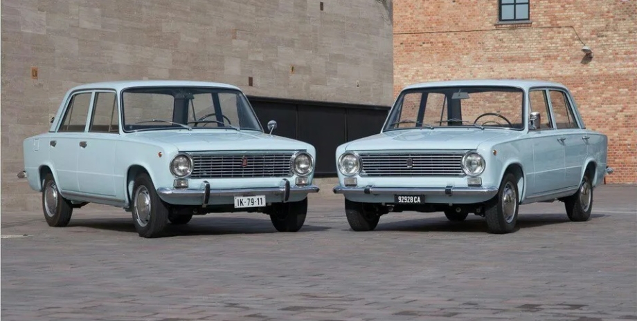 ВАЗ-2101 Фиат 124, советские авто, советскии копии, копия авто