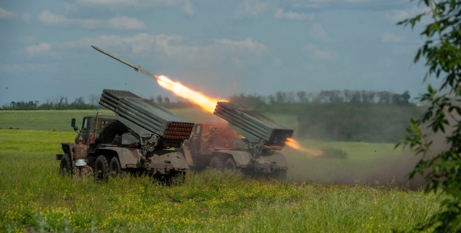 ВСУ РСЗО атака реактивная артиллерия обстрелы наступление контрнаступление