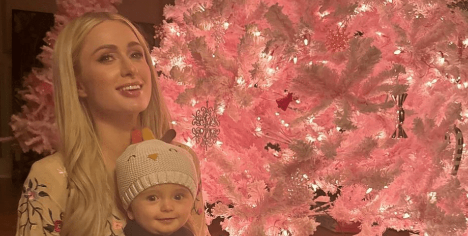 Періс Гілтон син, періс хілтон донька лондон, лондон хілтон, періс хілтон стала мамою вдруге, рожева ялинка, Різдво 2023