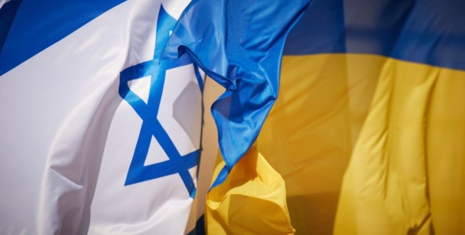 Флаги, Израиль, Украина, фото