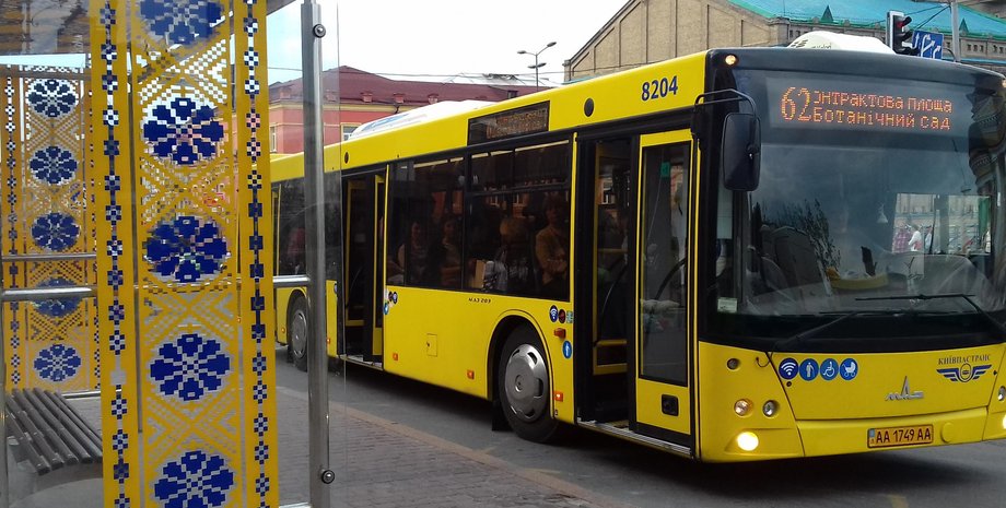 Автобус, Киев, транспорт