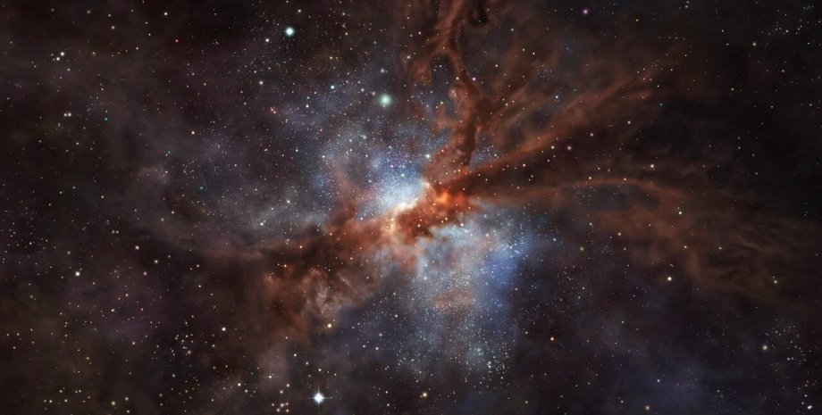 галактика NGP-190387, космос, фото