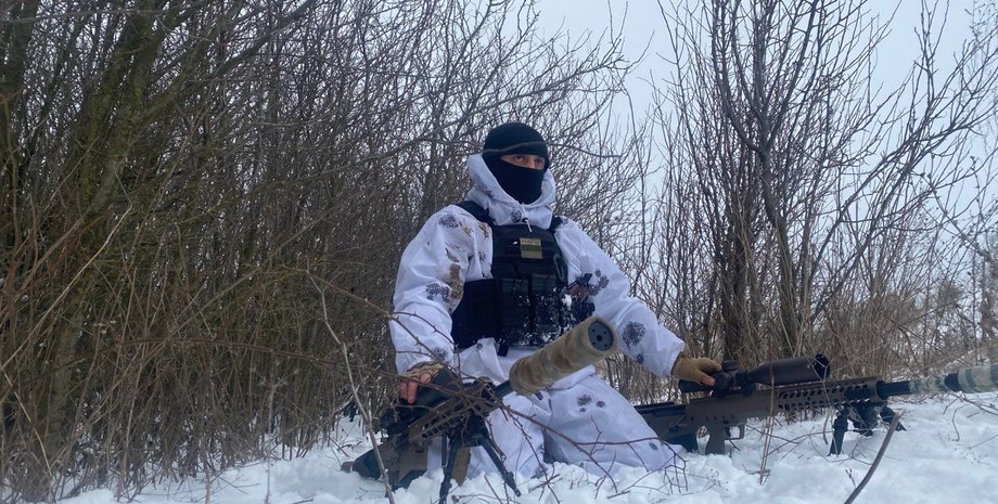 снайпер, ліквідація окупантів, прикордонники, російський офіцер