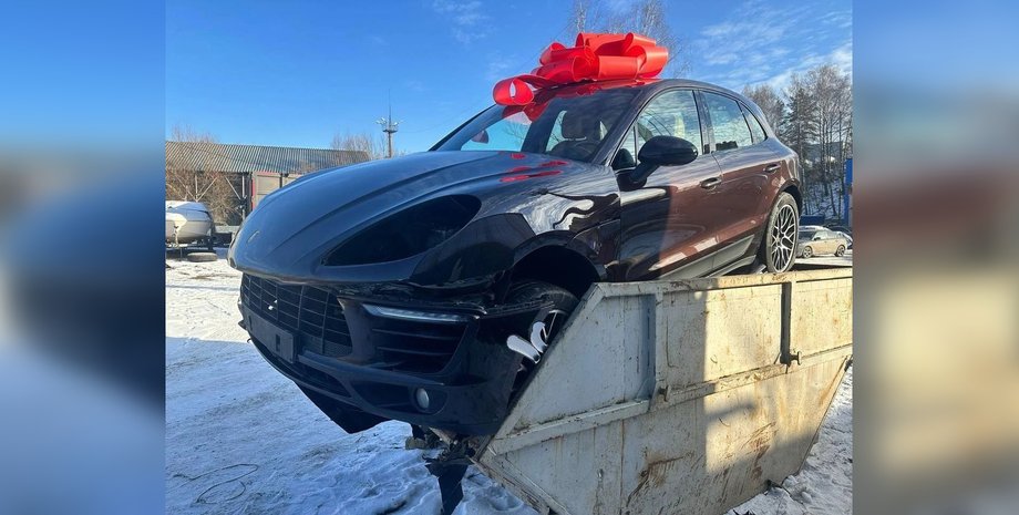 porsche, porsche на мусорке, porsche россия, porsche авто