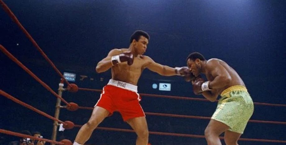 мохаммед али, бой века, бокс, боксеры, знаменитые боксеры, джо фрейзер