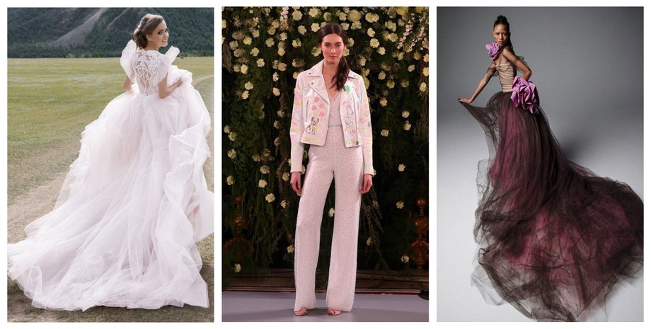 свадебная мода, свадебные платья