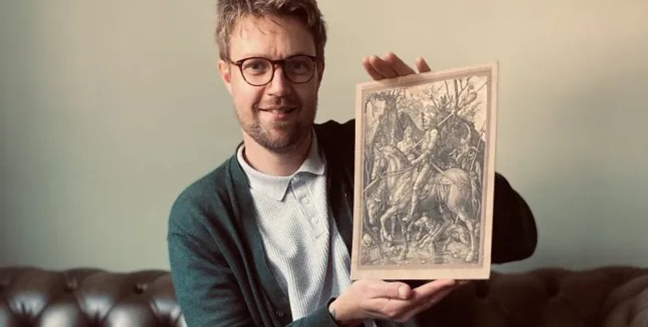 Марк Ворган з картиною