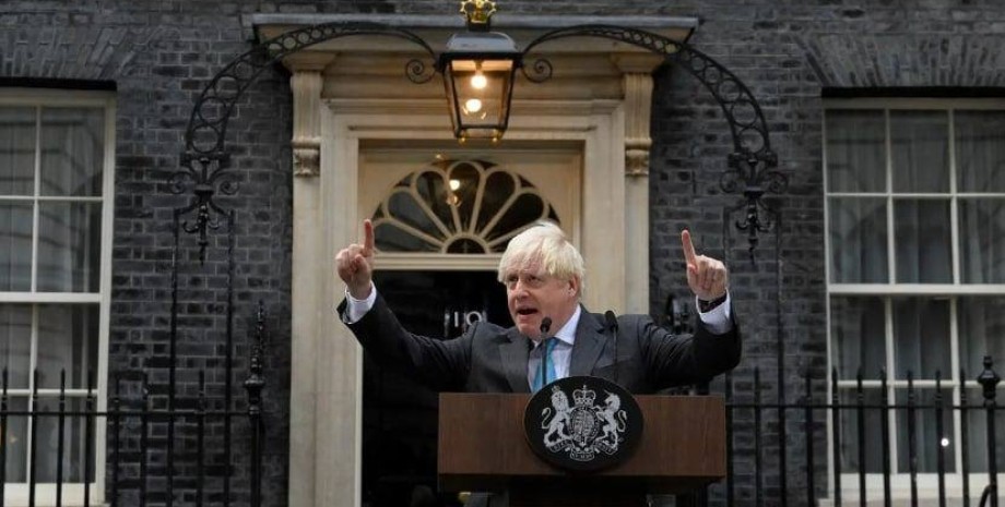 Борис Джонсон, прощальная речь, резиденция, даунинг стрит, лондон, лиз трасс
