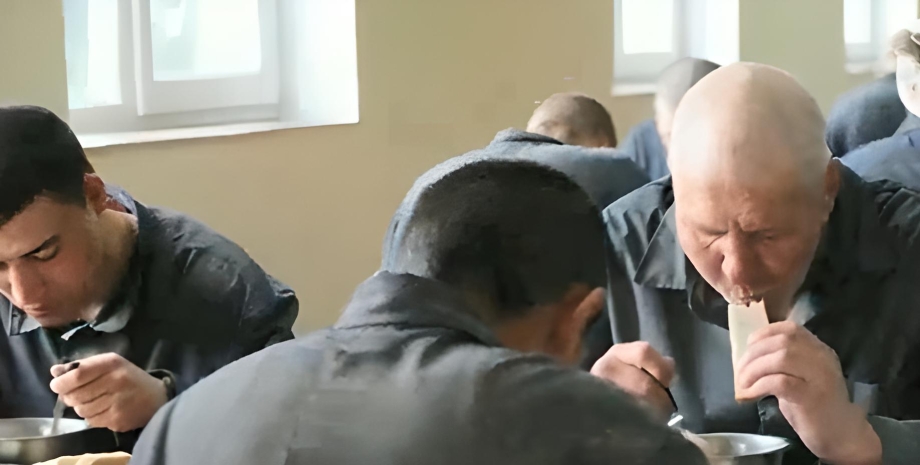пленные, российские пленные, обед в колонии