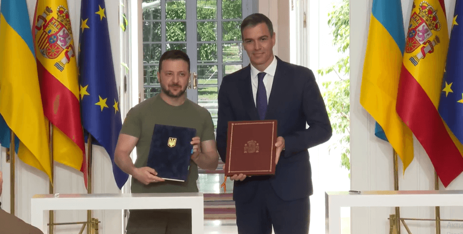 Владимир Зеленский и Педро Санчес