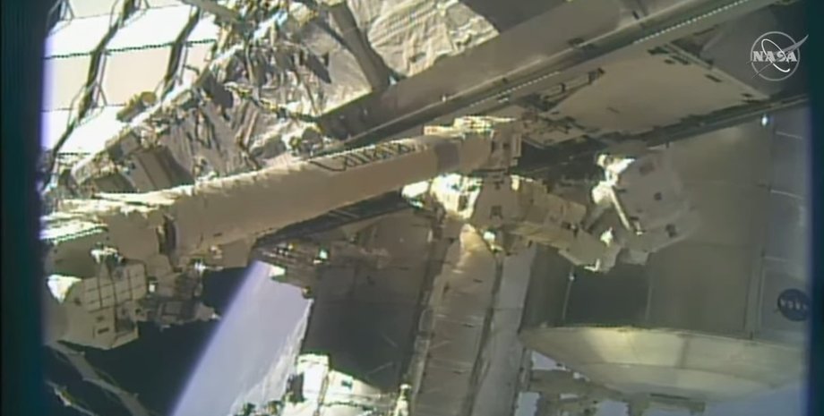 астронавт, мкс, космос