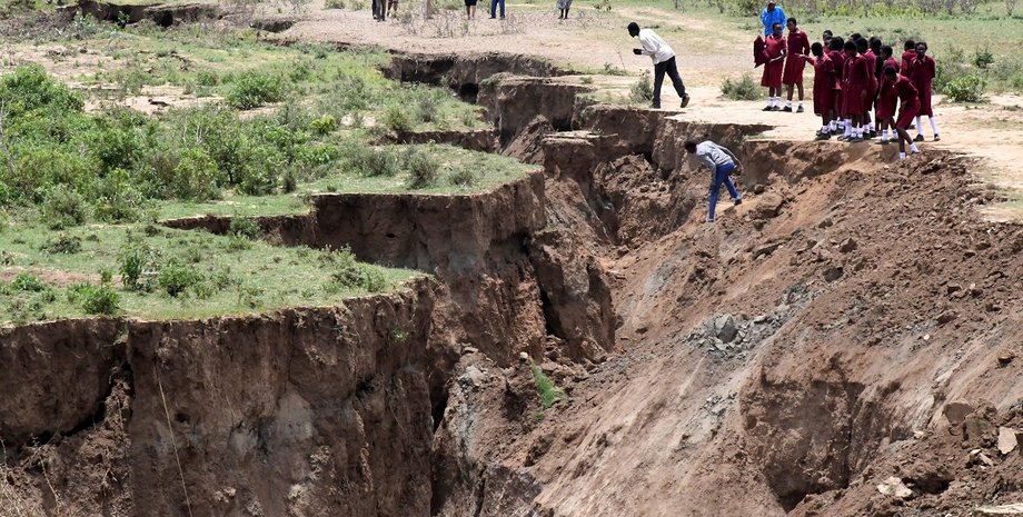 кения, разлом, Гигантский разлом в Кении