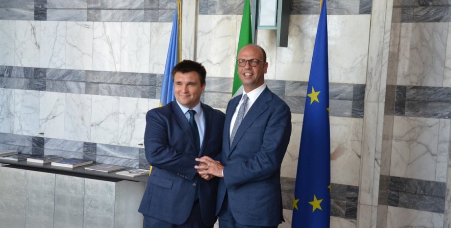 Павел Климкин и Анджелино Альфано / Фото: mfa.gov.ua