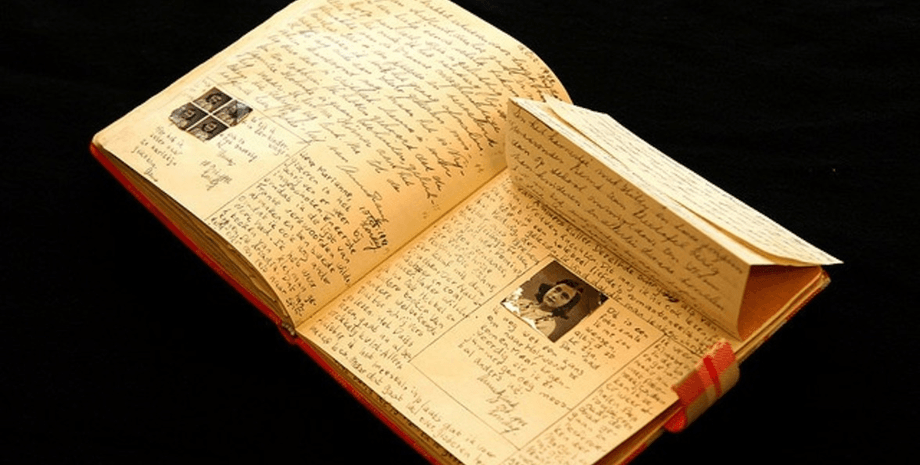 Щоденник дівчинки, старий щоденник, щоденник дівчинки-підлітка, важливі історичні події, за часів Другої світової війни, запис у щоденнику