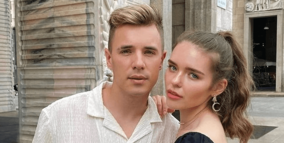 Вадим Олейник с бывшей