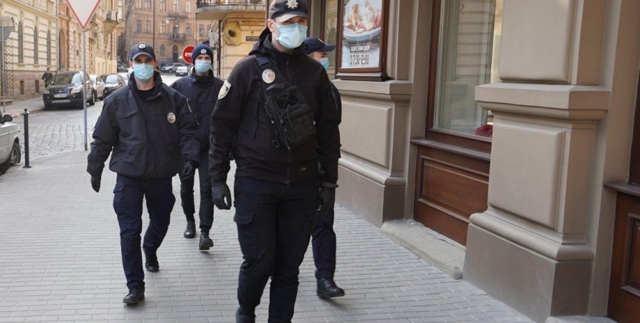 Полиция, кабмин, карантин, локдаун, штраф, парки, маски, коронавирус в украине