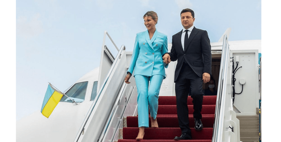 зеленский, зеленская, сша, фото