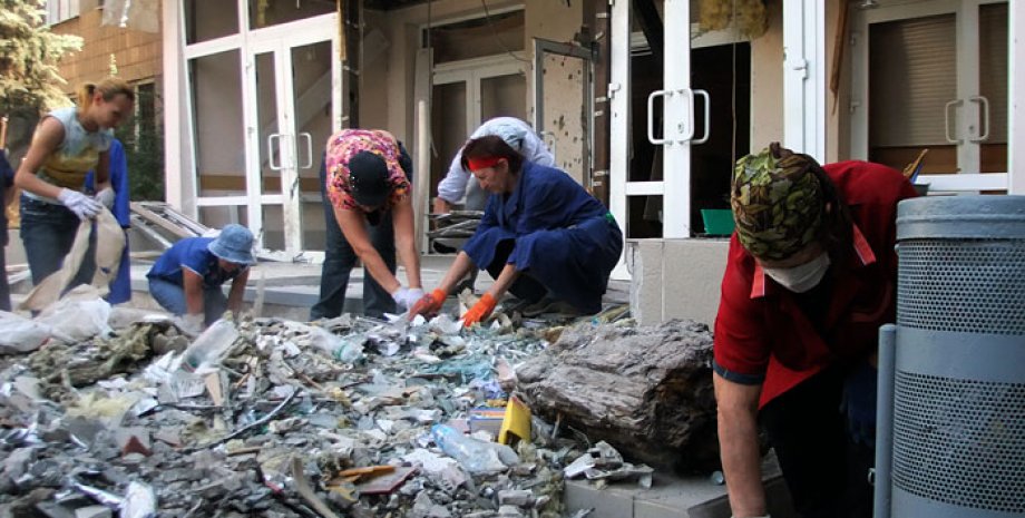 Разрушения в Донецке 4 сентября 2014-го года / Фото: ИТАР-ТАСС