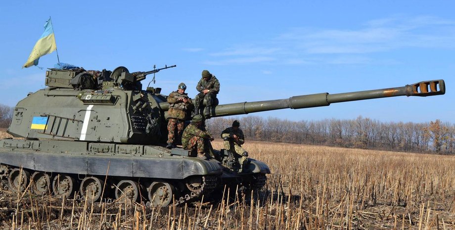 САУ Мста / Фото: пресс-центр АТО