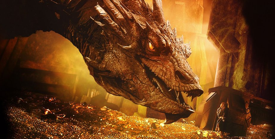 дракон смауг, хоббит, трилогия