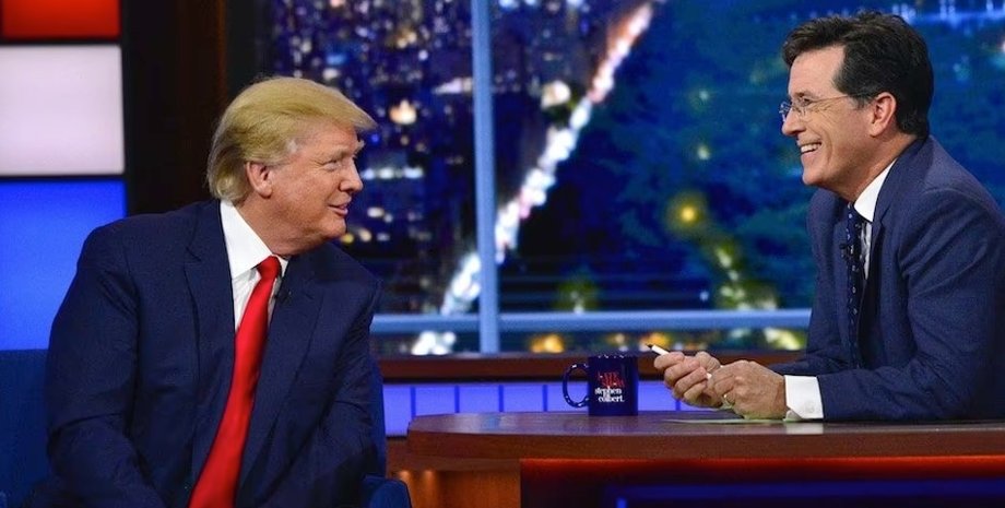 дональд трамп стивен кольбер стивен кольбер і дональд трамп