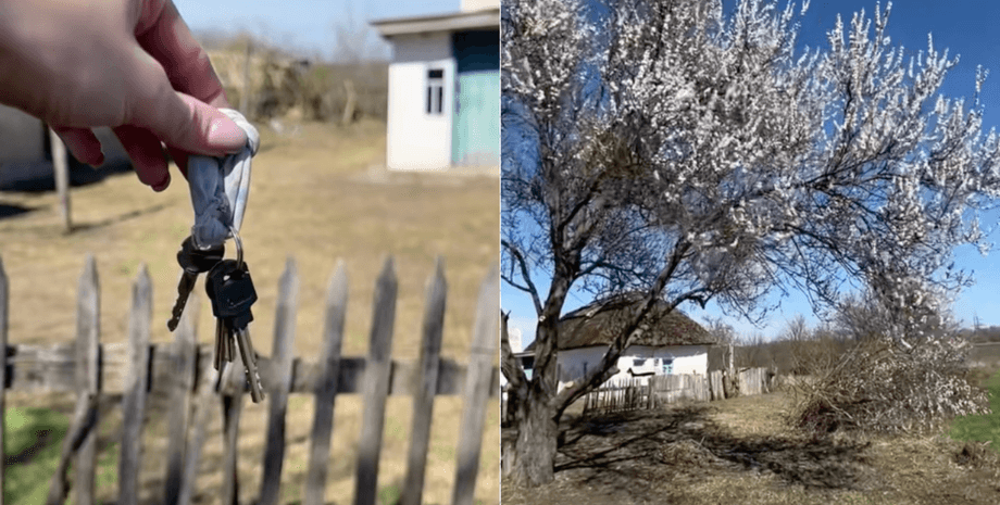 Украинка купила глиняный дом в селе