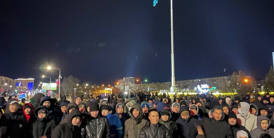 Протесты в Казахстане