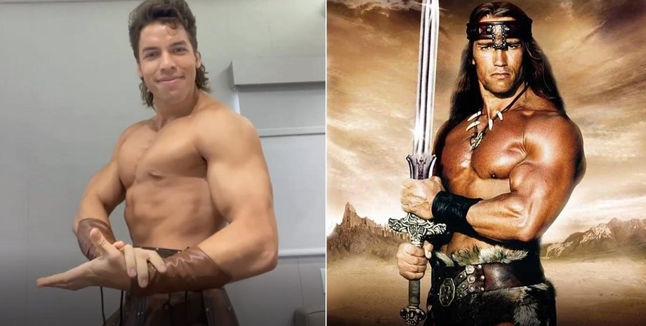 арнольд шварценеггер, внебрачный сын шварценеггера, джозеф баэна, конан варвар