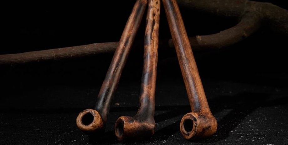 люльки, масове виробництво, одноразові предмети, корінні народи, Америка, Європа, глиняні люльки, археологічні знахідки, сліди укусів, вживання тютюну, медичні інструменти, підручні засоби, зброя