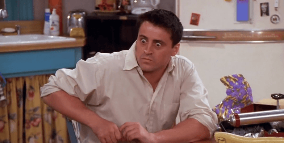 Кадр из сериала "Друзья", который стал популярным мемом