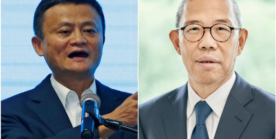 Джек Ма и Чжун Шаньшань. Фото: The Straits Times