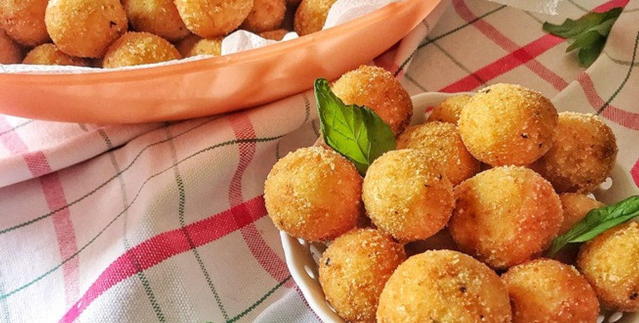 Картофельные шарики, картофель рецепт, шарики из картошки