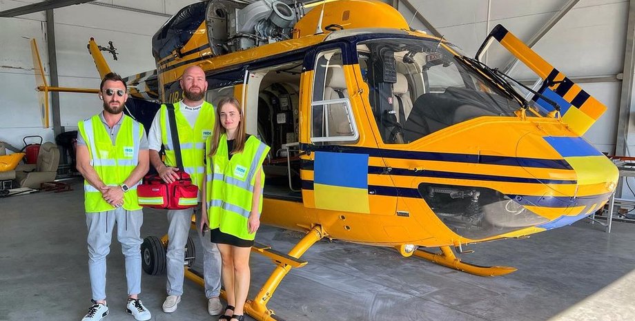 Эвакуационный вертолет