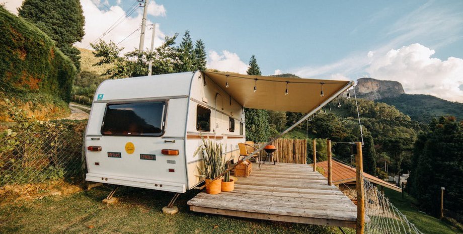 Идеи для косметического ремонта, вагончик, фургон, трейлер, фото до и после ремонта, Великобритания