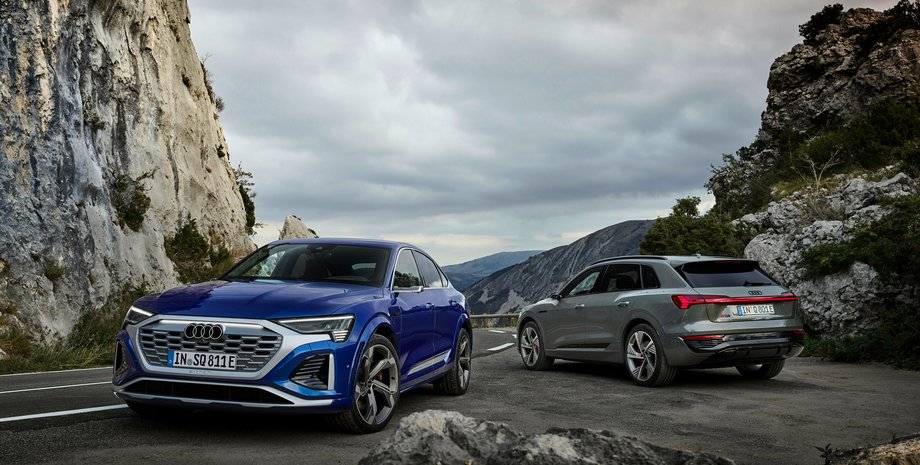 Audi Q8 E-Tron, Audi Q8, Audi E-Tron, Электромобиль Ауди, новый Audi Q8, электромобиль Audi, кроссовер Audi