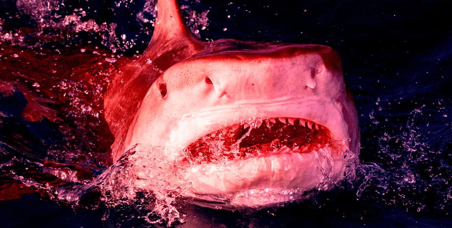 Тигровая акула, акула, акулы напали на съемочную группу, напали акулы, Челюсти, напали на лодку, лодка,