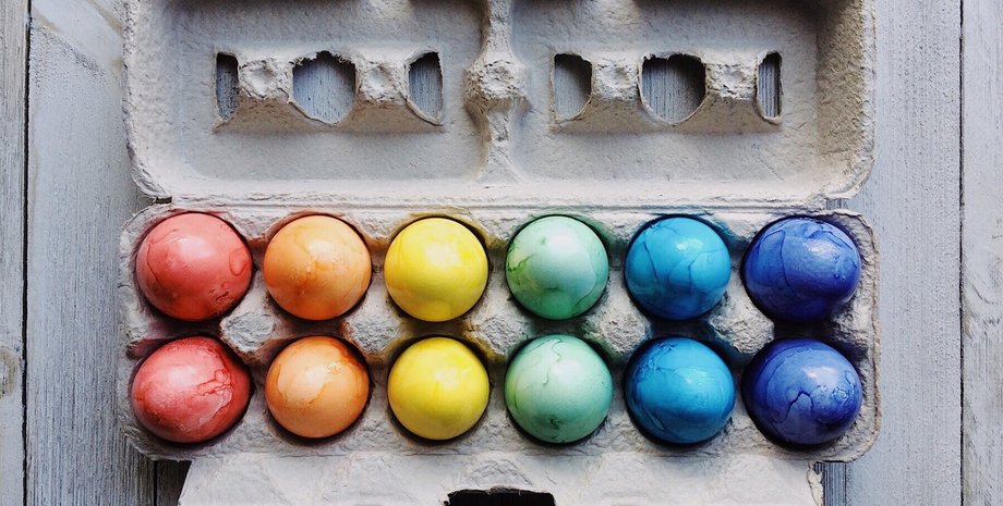 крашанки, яйця, великдень